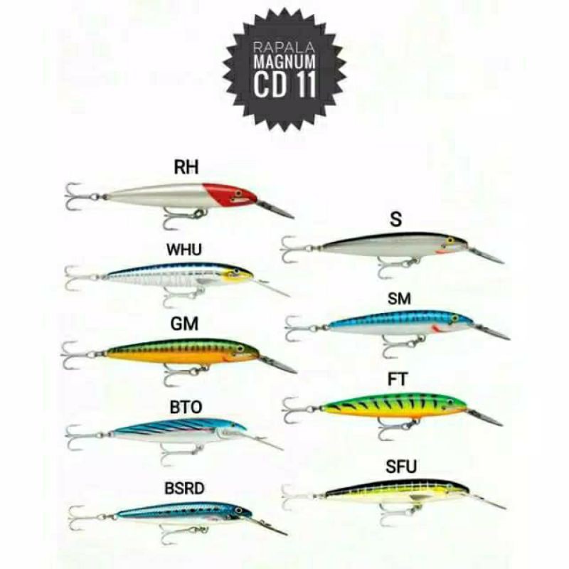 Umpan Trolling Rapala Magnum CD-11