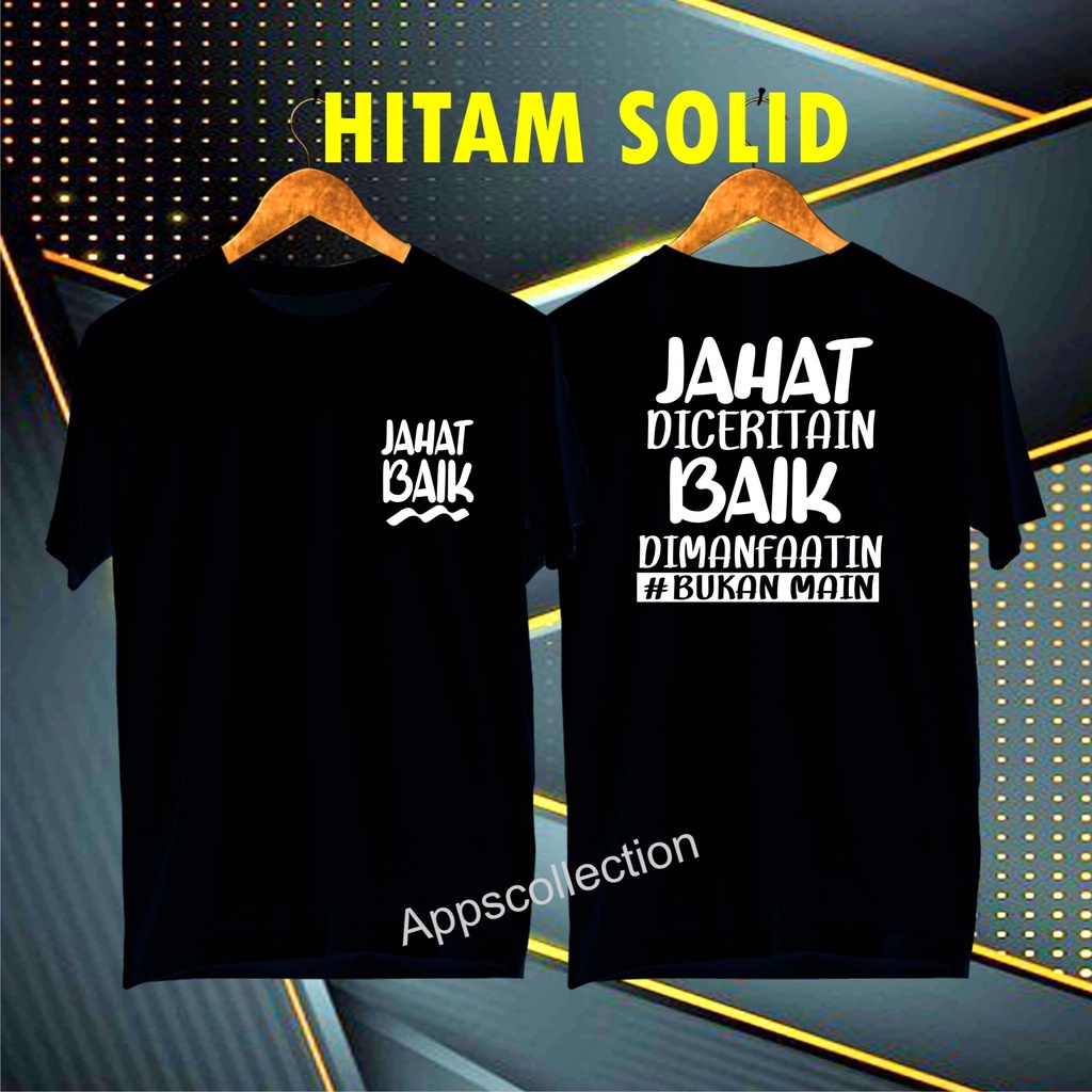 Cod Gratis Ongkir/Kaos Jahat Baik Di Omongin Kaos disto pakaian pria murah 2022 murah nampol /KAOS EKSPRESI/KAOS HITS/KAOS BANDUNG/KAOS MURAH/KAOS DISTRO