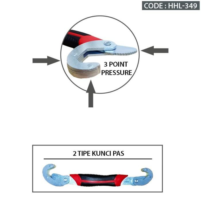 KUNCI PAS SNAP AND GRIP kunci inggris multifungsi serbaguna kekinian