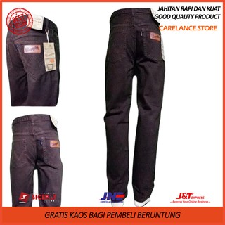  Celana  Jeans  Denim Bandung WANZ Standar Regular Coklat  33 