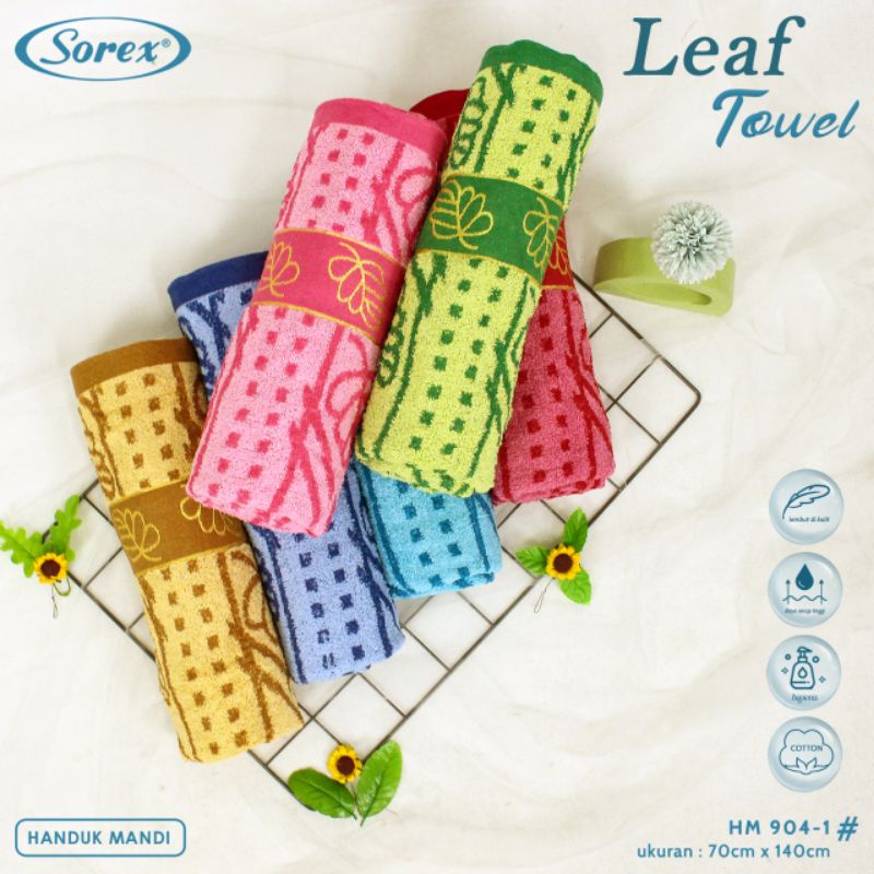 Sorex  Towel HM 904 Handuk Mandi Dewasa Cotton berkualitas Lembut Daya Serap Tinggi HM 904