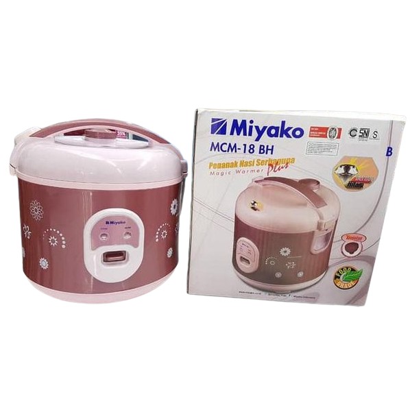 Miyako Rice Cooker Magic Com 1.8 Liter 3in1 MCM-18 BH MCM 18BH 1.8L