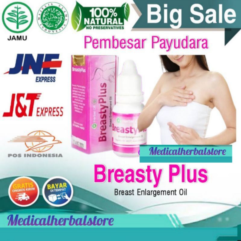 Breasty Plus Original Obat Pembesar Pengencang Payudara Asli