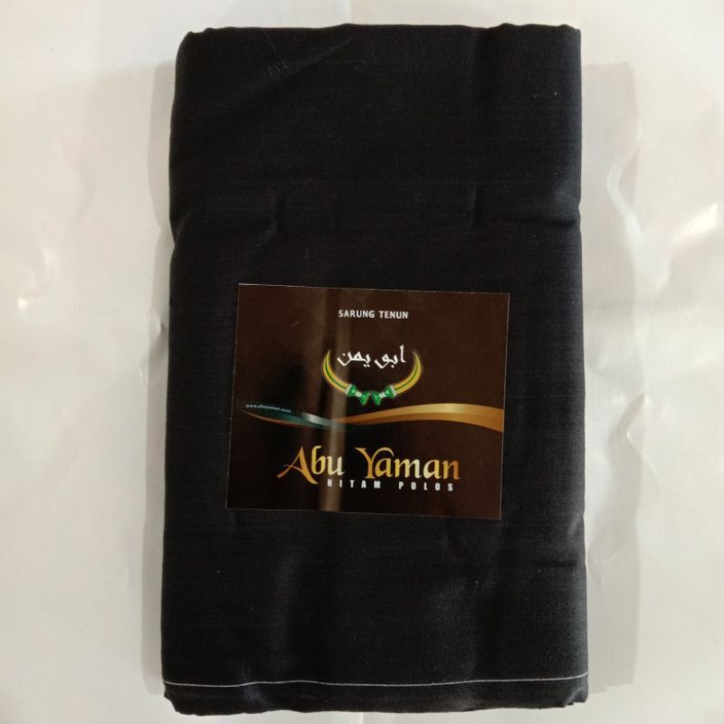 Sarung Hitam Polos Abu Yaman
