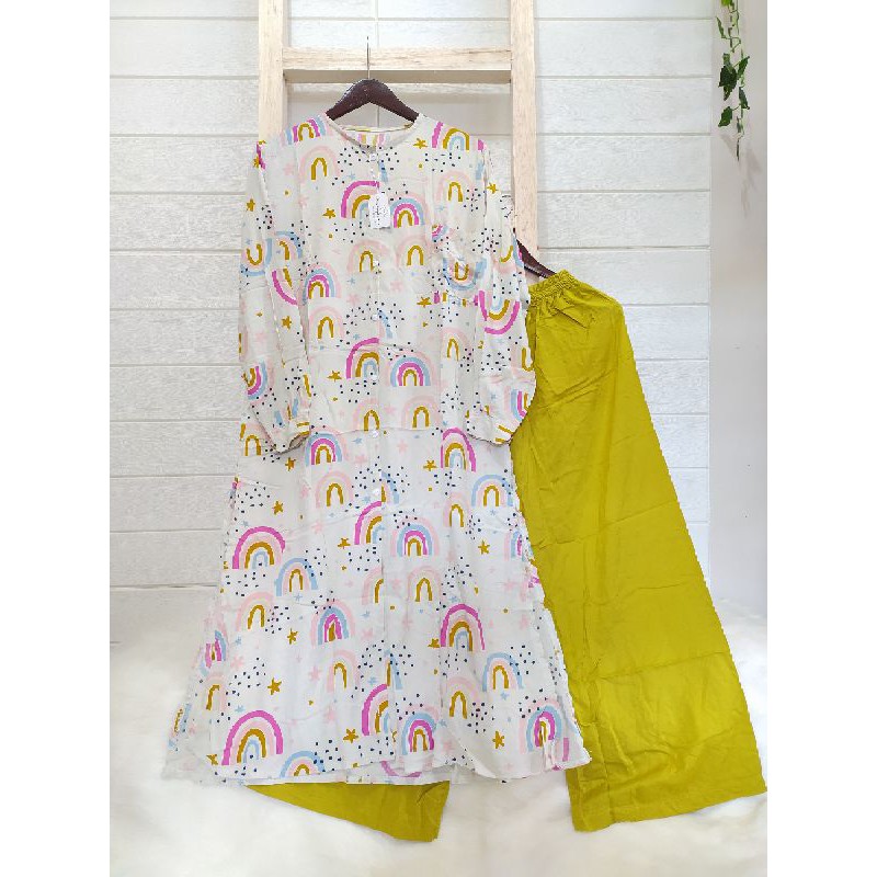 Setelan tunik rayon premium terbaru