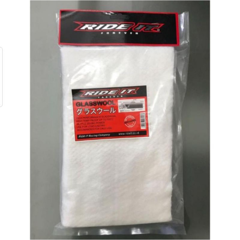 Gaspul Glasswool Knalpot Racing Tahan Panas Tinggi Ride it Original Ride it