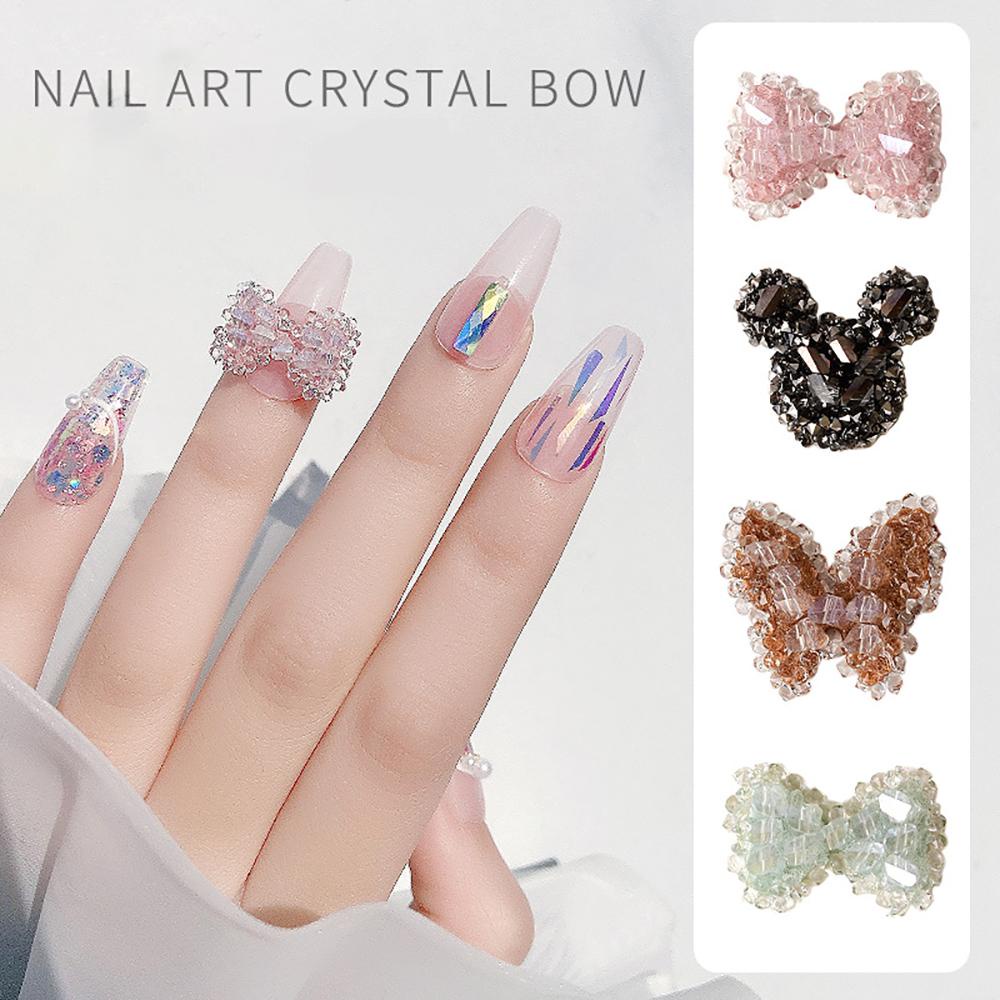 Mxbeauty 1Pc Ornamen Pita Charms Shiny Untuk Dekorasi Nail Art