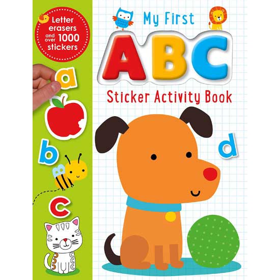

My First ABC Sticker Activity Book with Letter Erasers and over 1000 Stickers (cover Anjing)