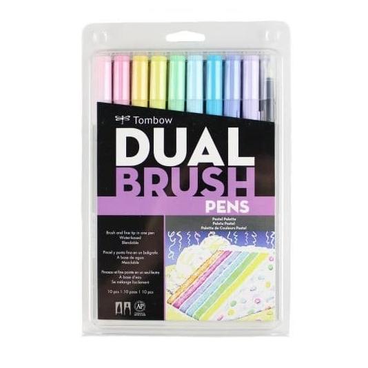 

[[COD]] Tombow Dual Brush Pen Set 10 Colors Pastel Palette Murah Hemat STOK TERBATAS Kode 1261