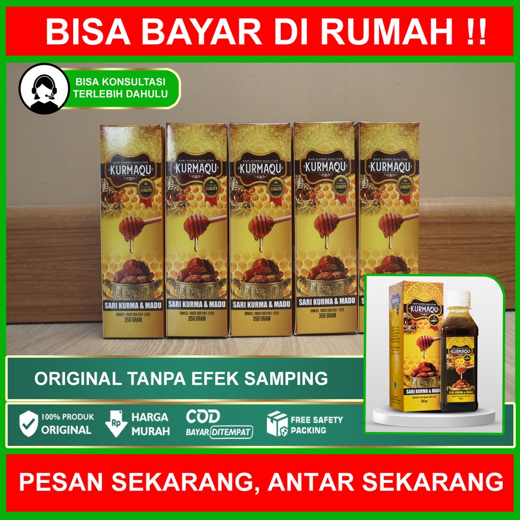

LEBIH MURAH !! SPESIAL 1 PAKET ISI 4 BOTOL - Sari Kurma Kurmaqu Gula Buah + Madu