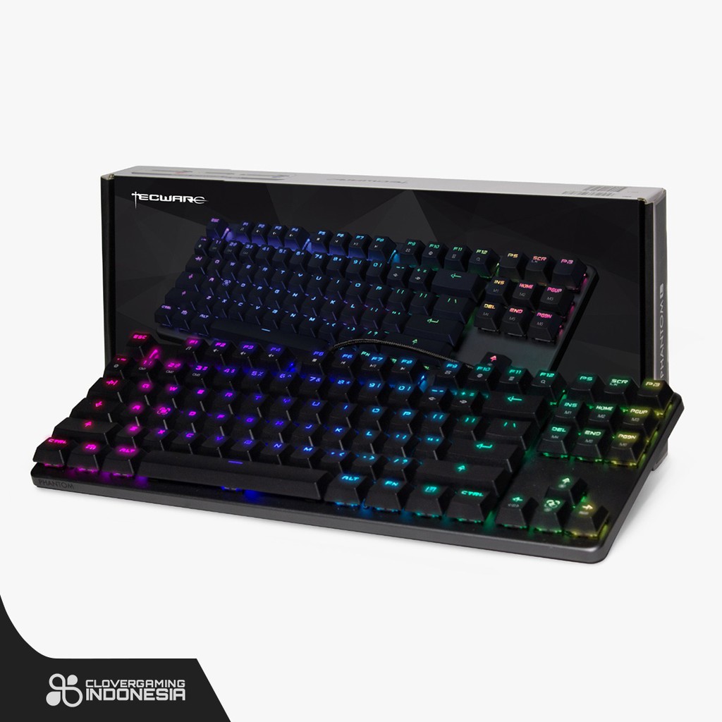 Tecware Phantom L 87 RGB Low Profile - Mechanical Gaming Keyboard