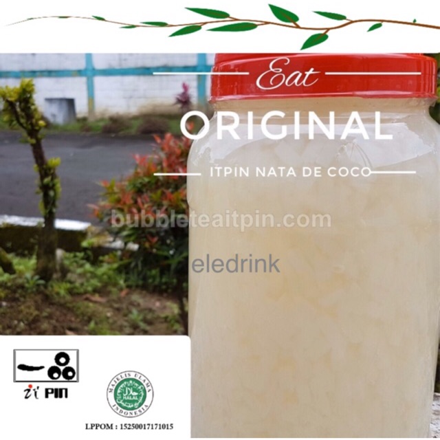 

ITPIN Nata De Coco Original Rasa Kelapa PREMIUM | KHUSUS Gosend | Grab