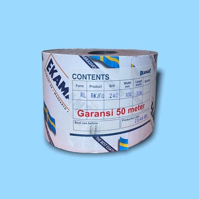 Amplas Ekamant 50 meter (harga 1 roll tidak jual meteran)