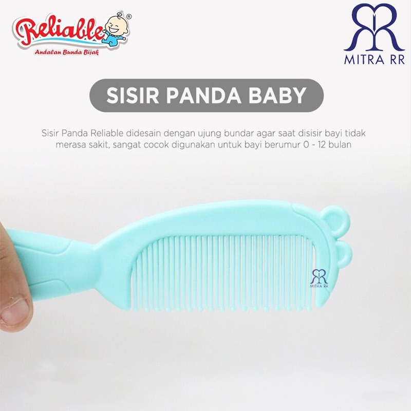 Reliable Sisir Bayi 2 in 1 Baby Brush &amp; Comb / Sisir Brilliant / Sisir Panda