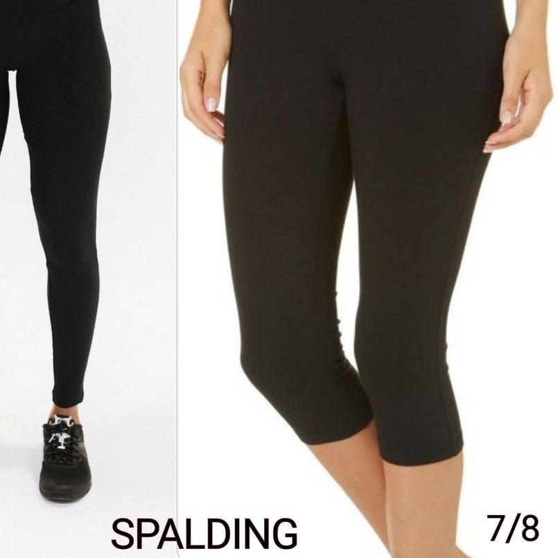 ➲ SPALDING Cotton Legging | Celana Senam | Celana Olahraga - 2419 ♘