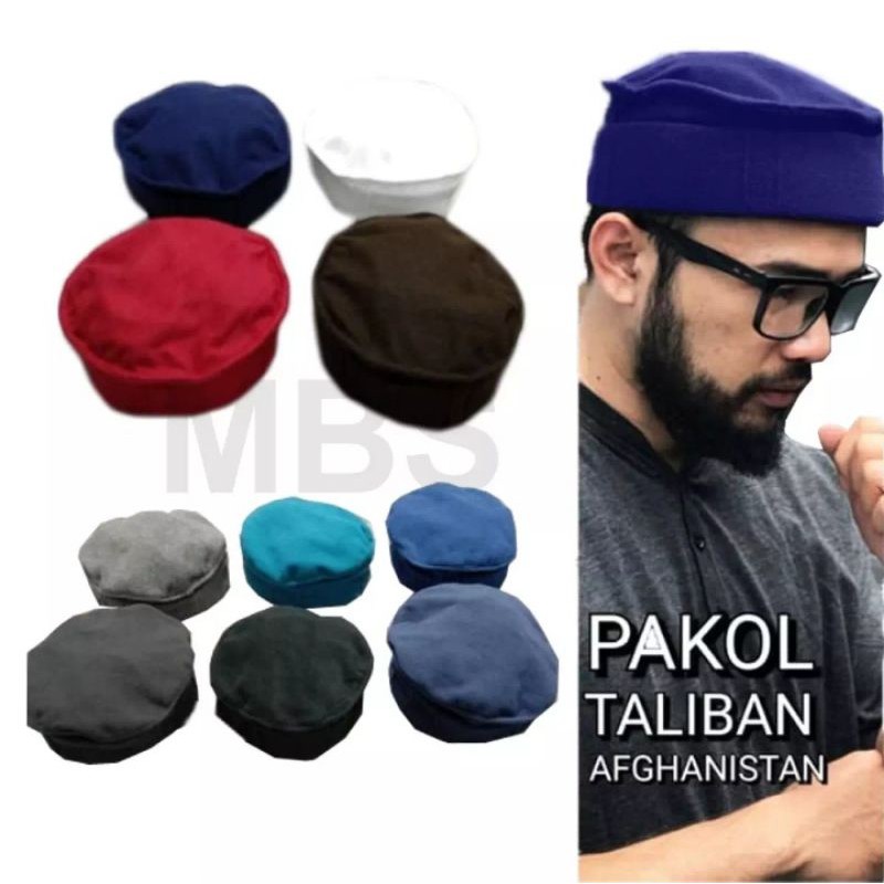 TOPI KUPLUK MUSLIM MODEL AFGANISTAN
