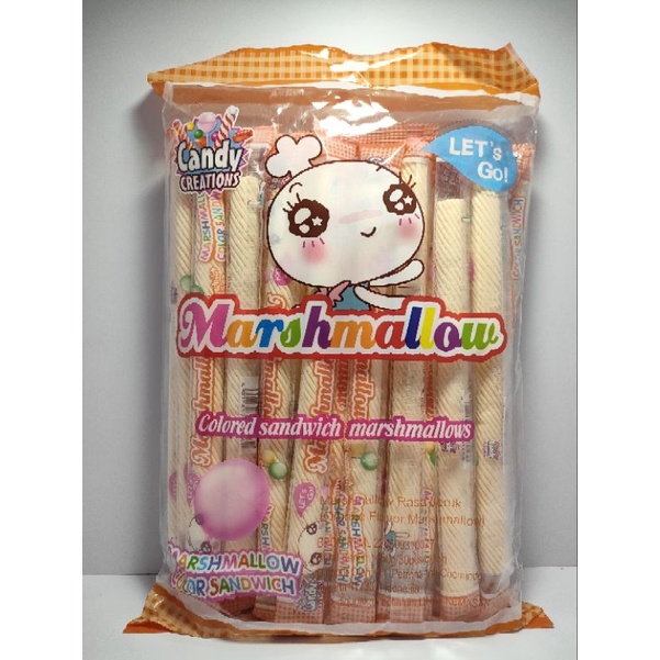 Marshmallow Long Candy Creations Isi 30 Pcs