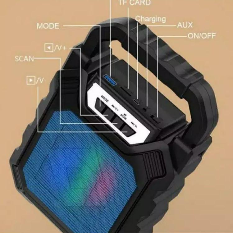 ○ SPEAKER BLUETOOTH KARAOKE PORTABLE YD668 JP 668 YD Free Plus ♦