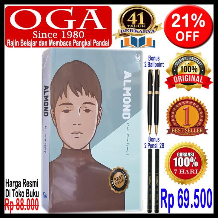 

TERBARUU!! Buku Novel Almond - Sohn Won Pyung - Original & Segel SALE