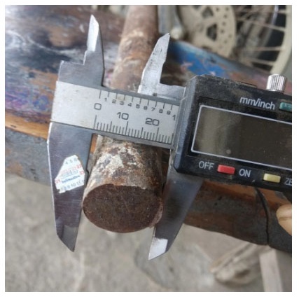 as besi diameter 25mm