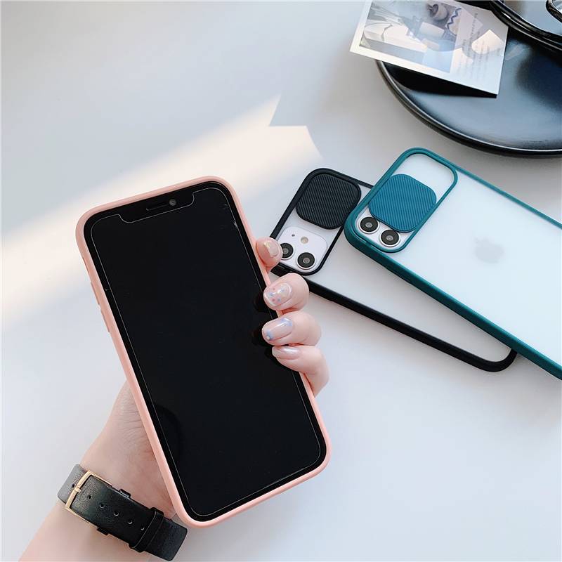 For iphone 6 7 8 Case Camera Lens Protection For iphone X XR XS Max 6S 7 8 Plus SE 2020 Matte Candy Color Fundas Matte TPU Case