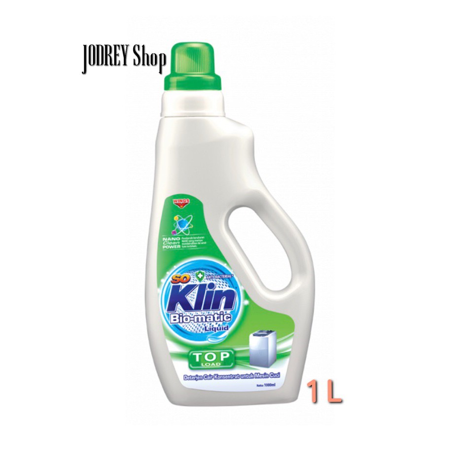 Soklin Matic Deterjen Cair Top Load Botol 1000ml