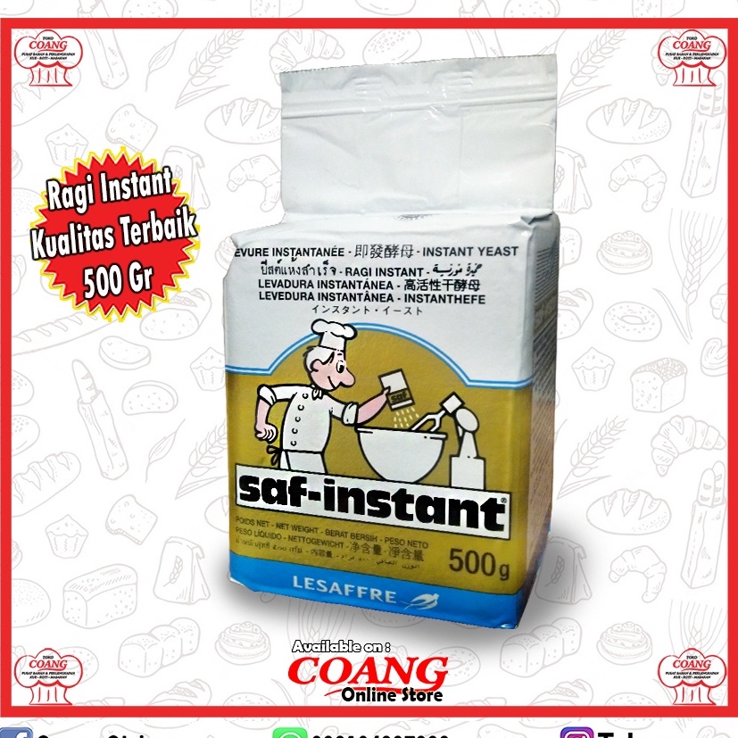 

SAF INSTANT RAGI GOLD 500 GRAM - RAGI ROTI DONAT TERBAIK