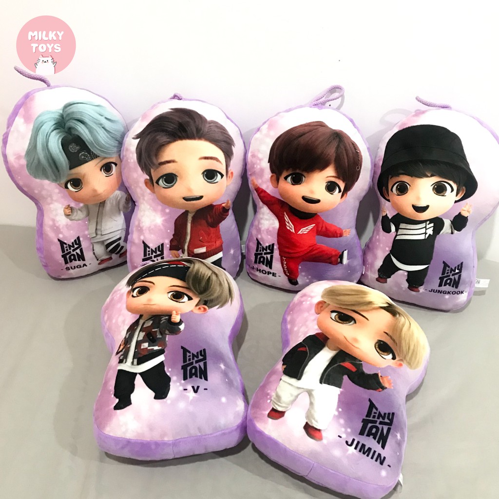 Bantal Boneka BTS TINY TAN BT21 Unofficial