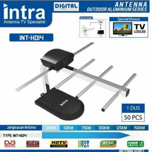 Antena intra hd 14 antena tv dalam Digital intra