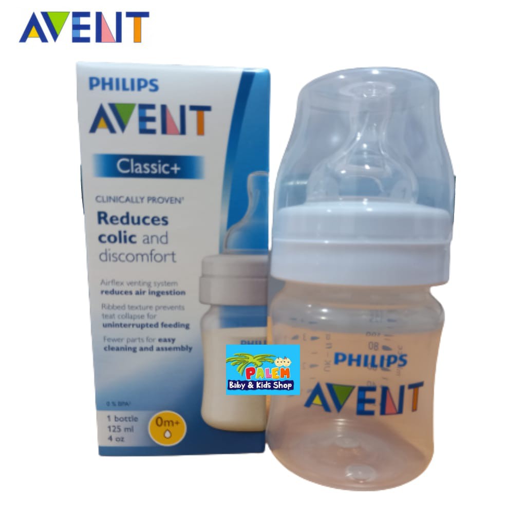 Botol Susu Philips Avent Classic 125ml DAN 260ML putih polos