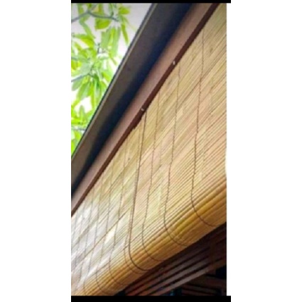 tirai bambu sawit custom 2x3meter