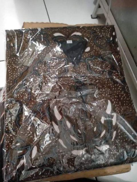 Adinata Pakem Kemeja Batik Pria Lengan Panjang Katun Full Furing By Raja Sakti