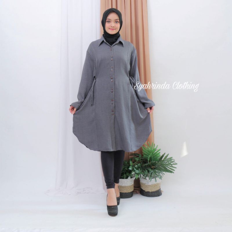 TUNIK BAJU POLOS KATUN XXL XXXL JUMBO SIZE / ATASAN WANITA TERBARU / BAJU MUSLIM MURAH