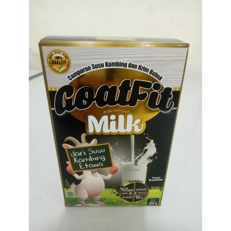 

Susu Goatfit 80% Tinggi Kalsium Rasa Original 200gr | Tinggi kalsium padatan tulang