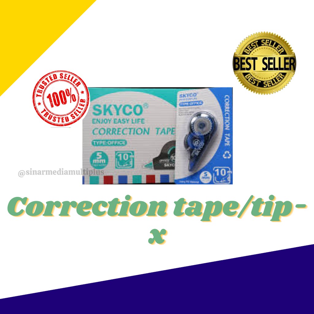 

SKYCO CORRECTION TAPE TYPE