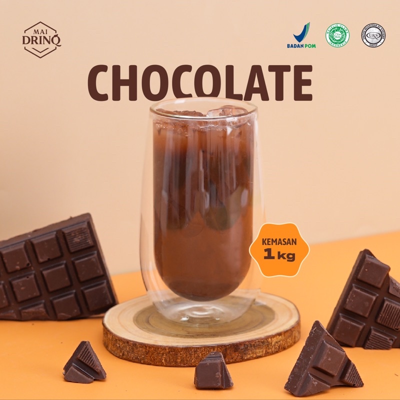 

BUBUK MINUMAN PREMIUM CHOCOLATE 1 KG | MAI DRINQ CHOCOLATE | BPOM & HALAL