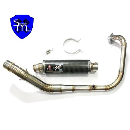 KNALPOT KENALPOT CARBON STAINLESS NINJA 250 MONO