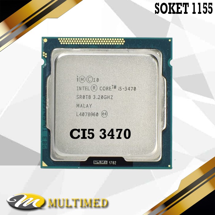 Processor Core i5 3450 / i5 3470 / i5 3550 Untuk Socket 1155 Ivybridge / Gen 3