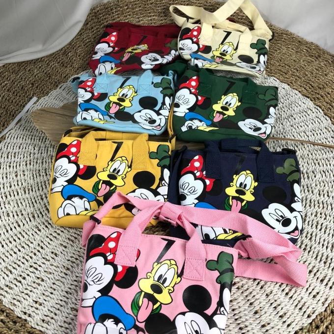 Bag Canvas - Tas Selempang Mickey Mouse Zara Canvas