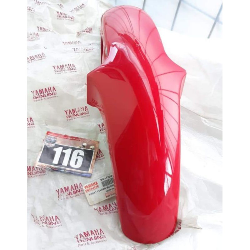 Front fender spakbor depan merah cabe ori rx king kobra
