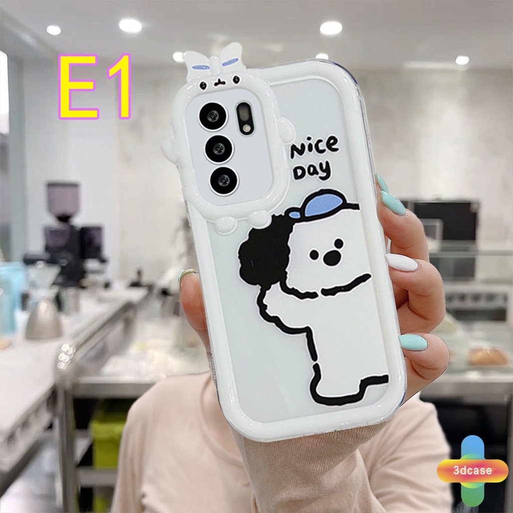 Casing OPPO A96 A76 A16 A15 A57 A54 A5S A3S A95 A56 A55 A7 A5 A9 A31 A53 A33 2020 A12 A1K A16E A16K A54S Reno 5 Lite 5F A74 A15S A52 A11K A92 A35 A11 A93 A32 A72 A94 A53S F19 F17 21 PRO A16S A77 A57S A57E Cute Puppy Monster Couples Case