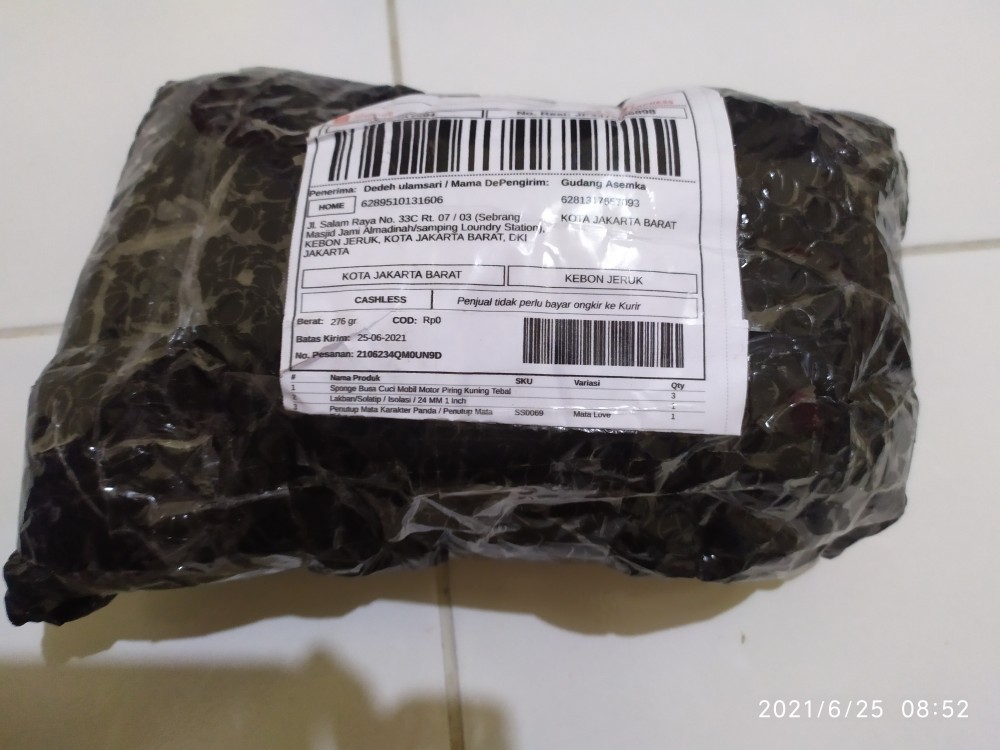 Penutup Mata Karakter Panda / Penutup Mata Tidur