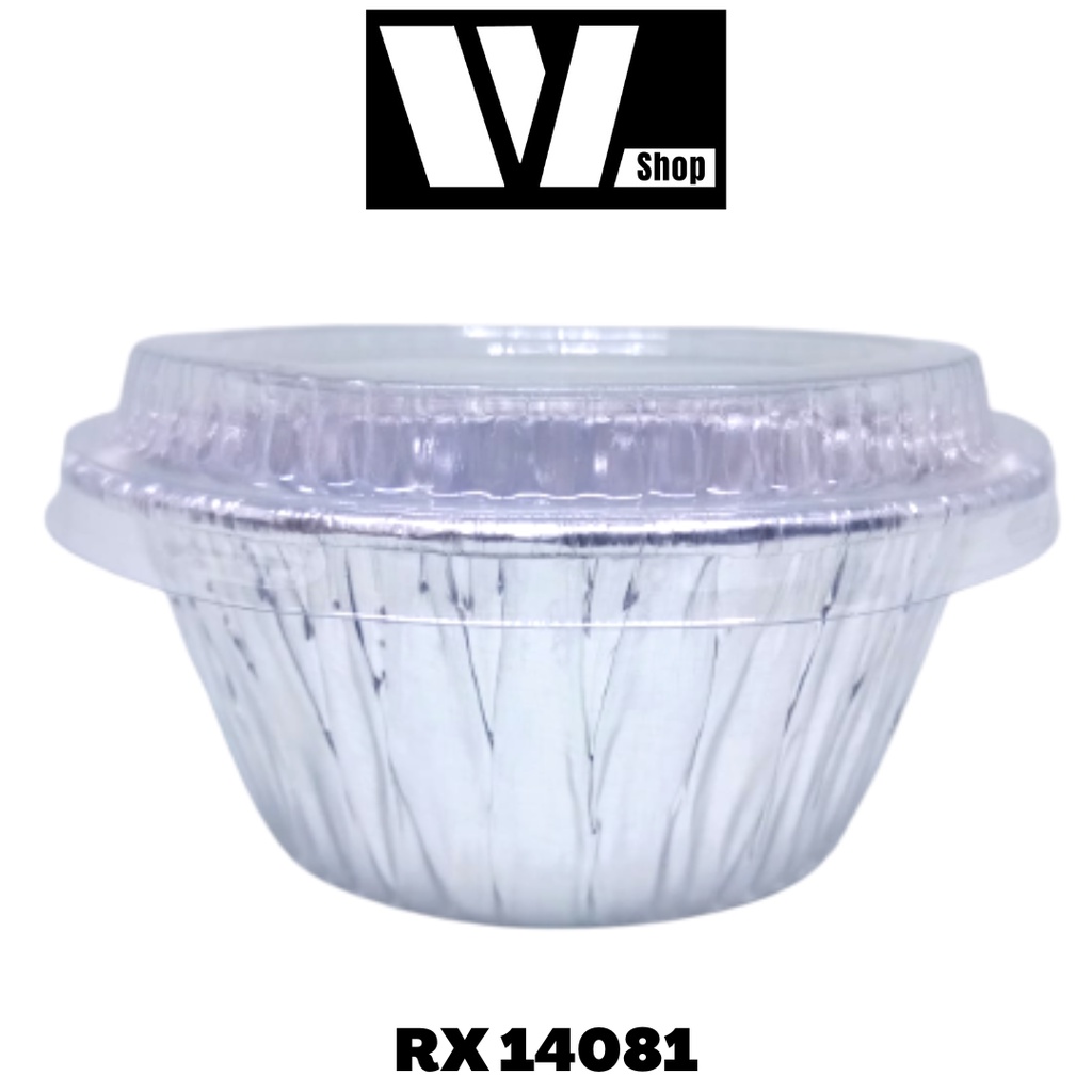 Aluminium Foil cup RX14081 best fresh aluminium foil Alu Tray wadah rx 14081 RX-14081 Tempat Kue Oven Microwave RX14081 Cake CupCake BestFresh wlshop1 Alumunium Wadah Cup rx 14081