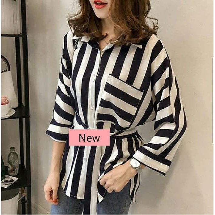 MODEL BARU  ATASANWANITA BAJUMURAH Blouse Wanita  Kemeja 