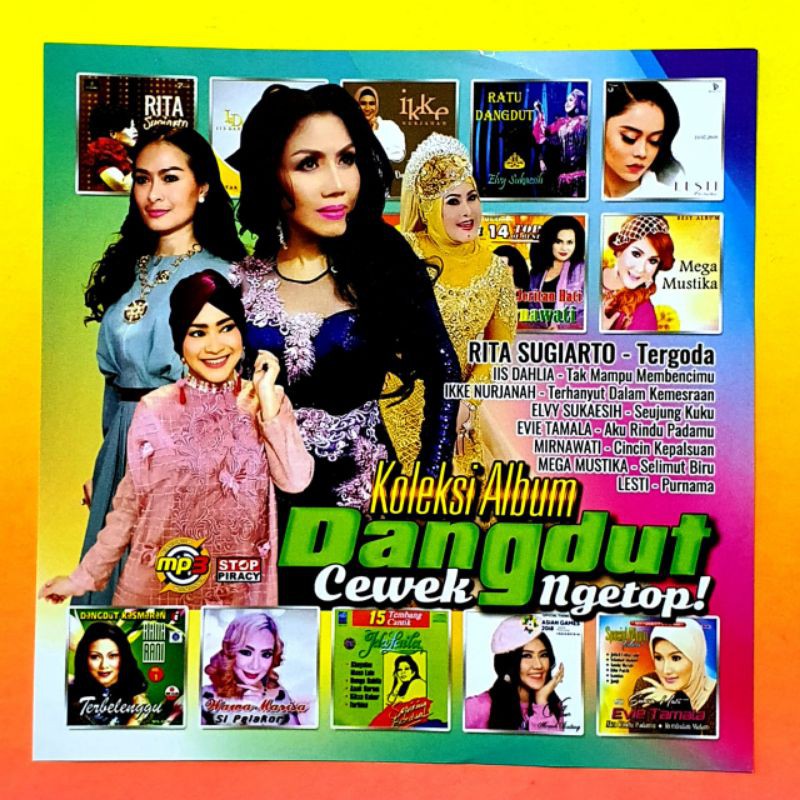 Kaset Mp3 Musik Koleksi Album Dangdut Cewek Ngetop Penyanyi Wanita Shopee Indonesia