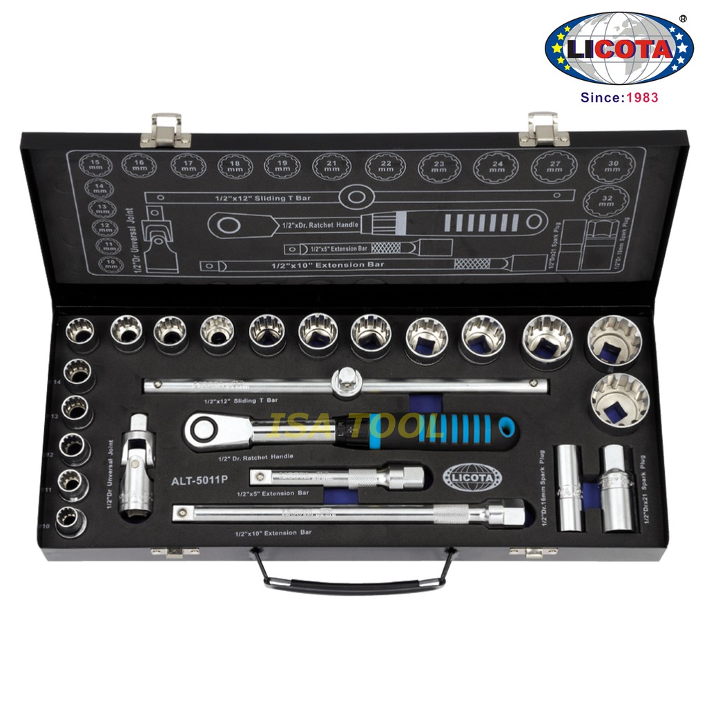KUNCI SOCK 23 PCS socket set LICOTA ALT5003F