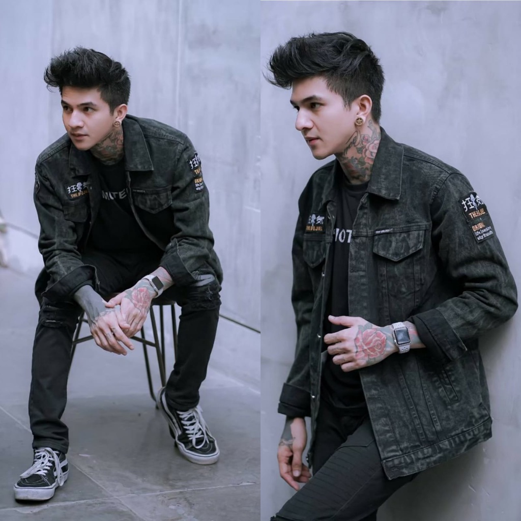 jaket jeans sandwash pria/Jaket the bojiel/jaket corduroy pria/jaket denim / jaket corduroy trucker