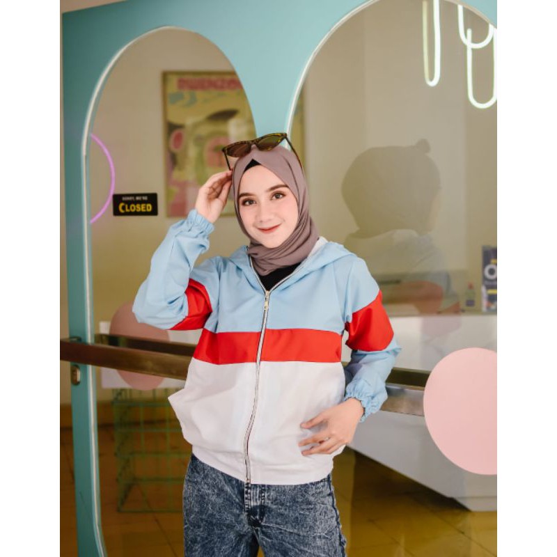 Mike Jacket || Jacket parasut Wanita running