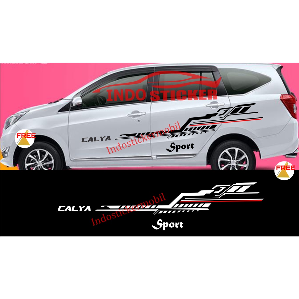 Sticker stiker mobil calya stiker list mobil toyota calya keren terlaris