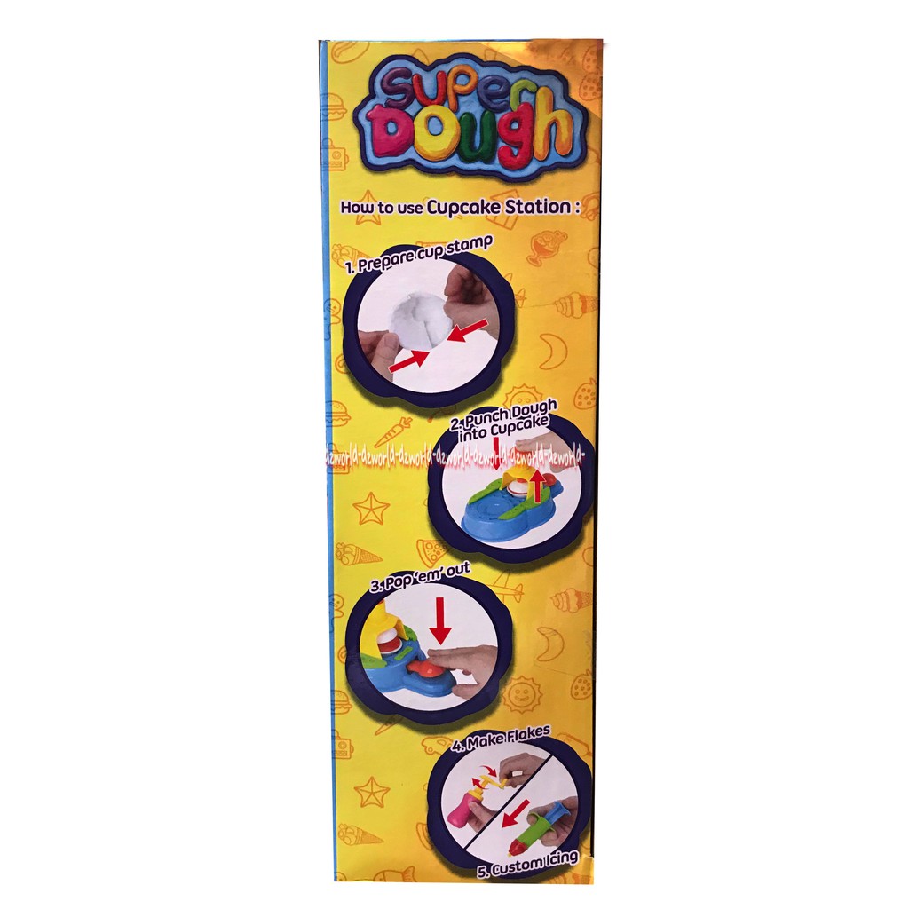 Emco Super Dough Activity Set Cupcake Station Mainan lilin Membuat Kue Capkek